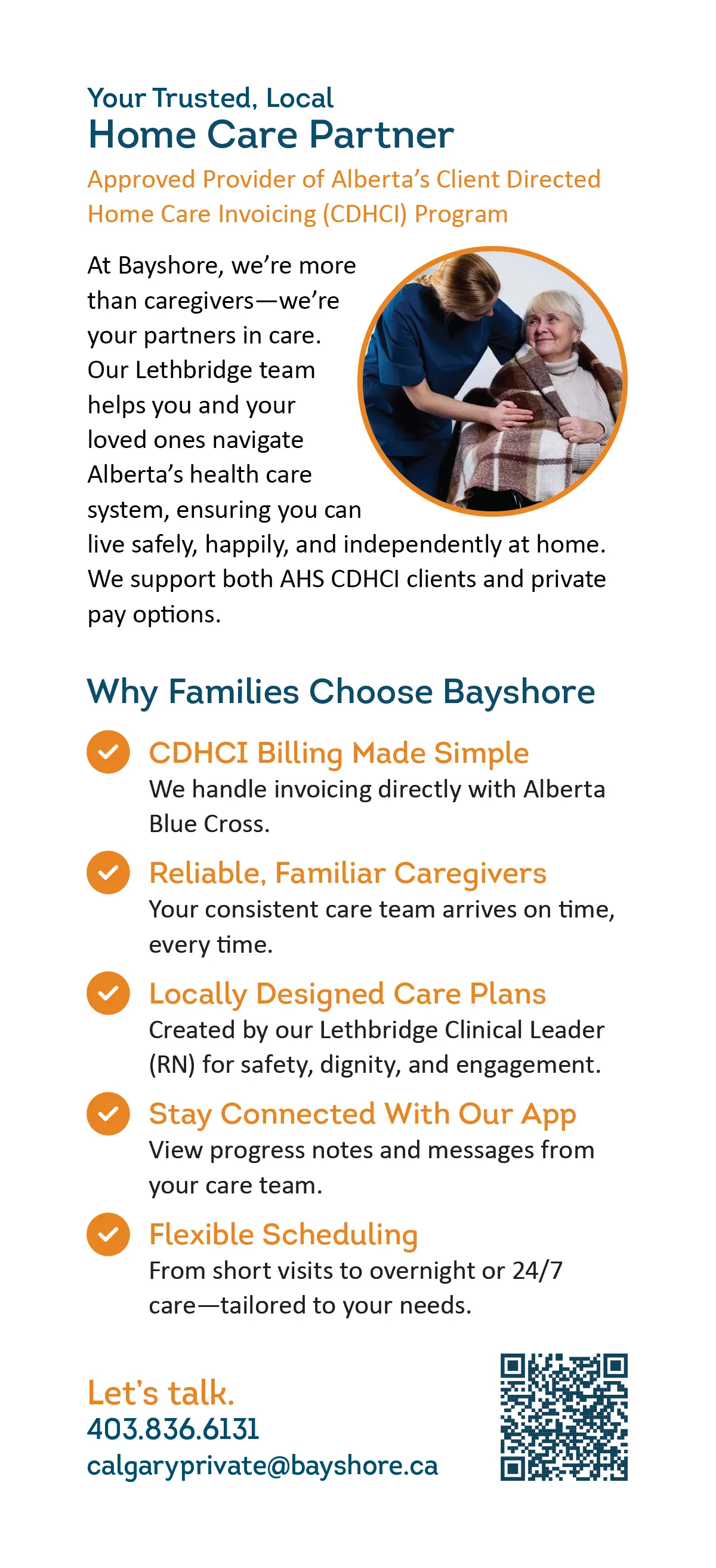 Home Health Rack Card Back