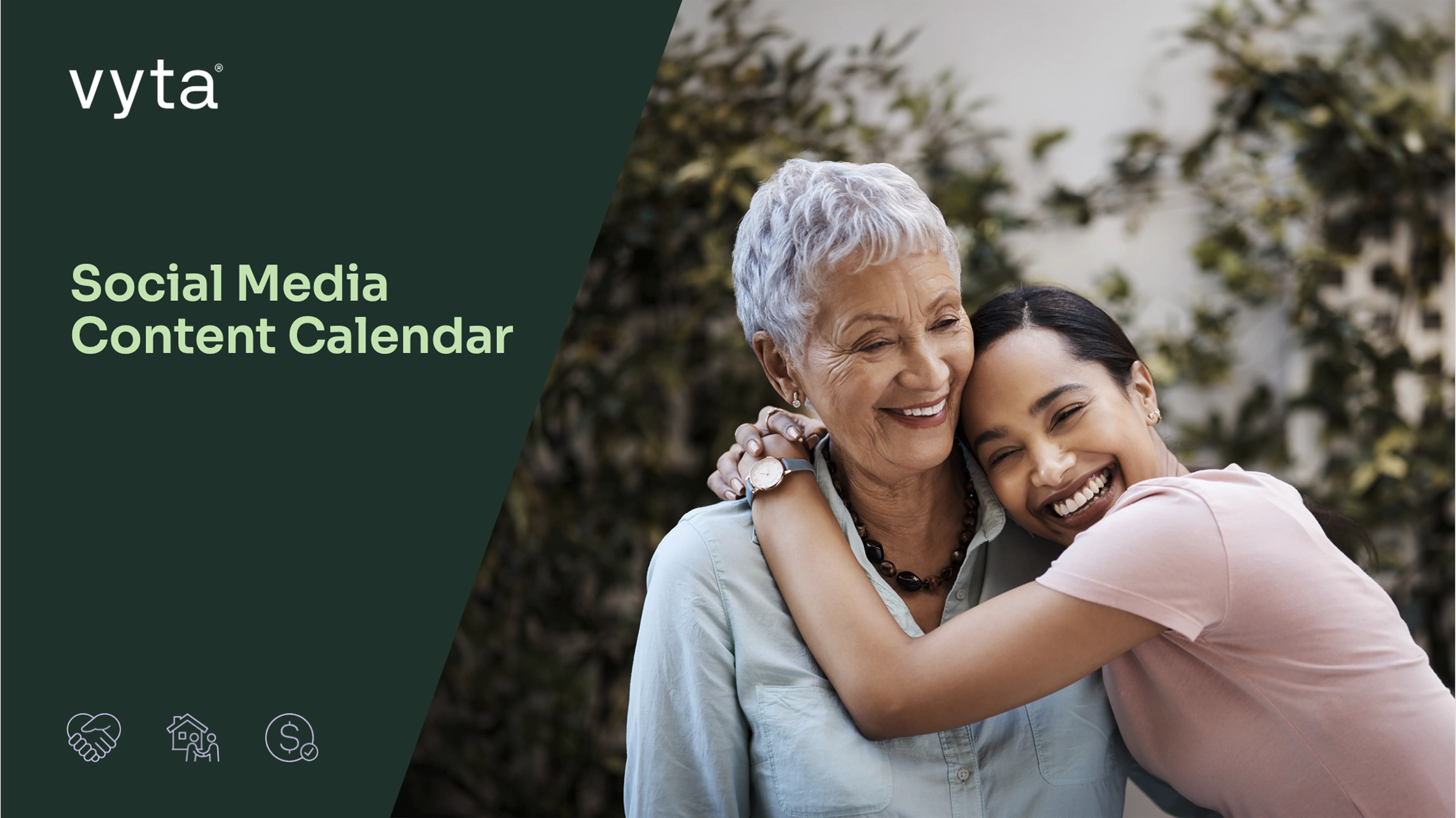 Vyta content calendar cover page