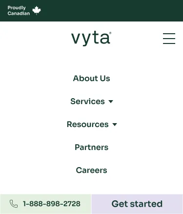 Vyta Mobile Header (Open)