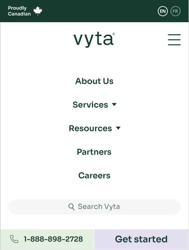 Vyta mobile search Active