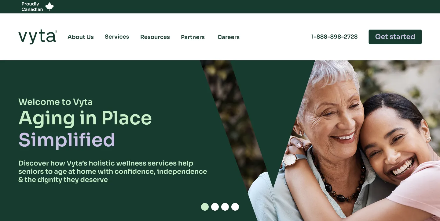 Vyta homepage